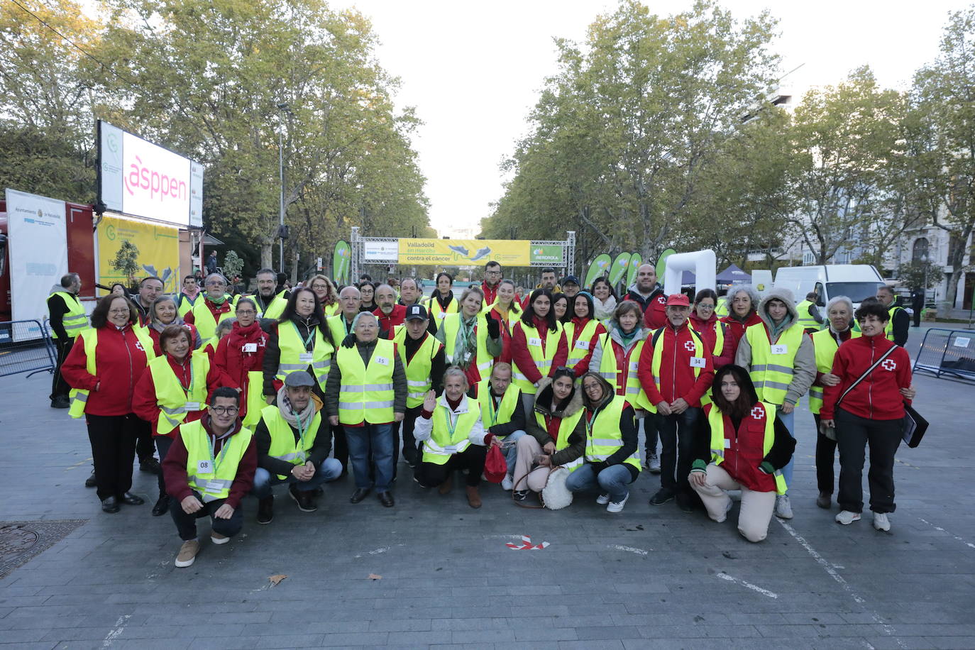 Fotos: La marcha contra el cáncer llena Valladolid de verde