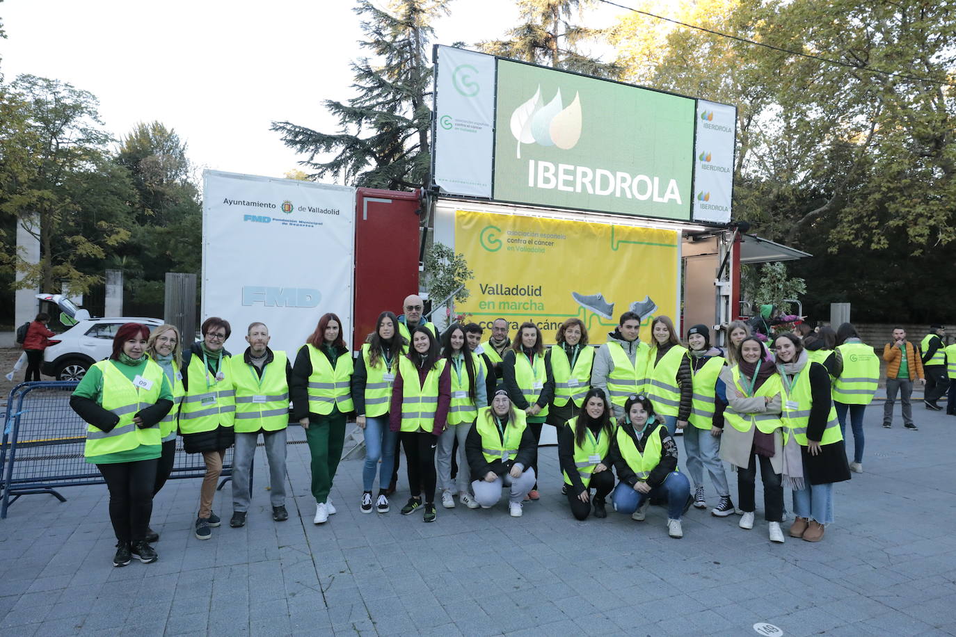 Fotos: La marcha contra el cáncer llena Valladolid de verde