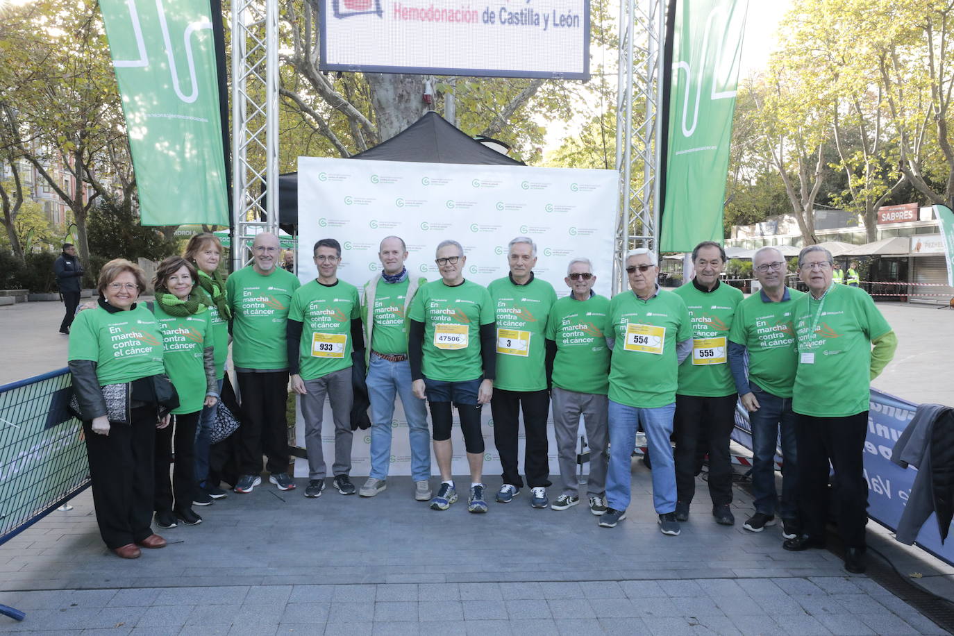 Fotos: La marcha contra el cáncer llena Valladolid de verde