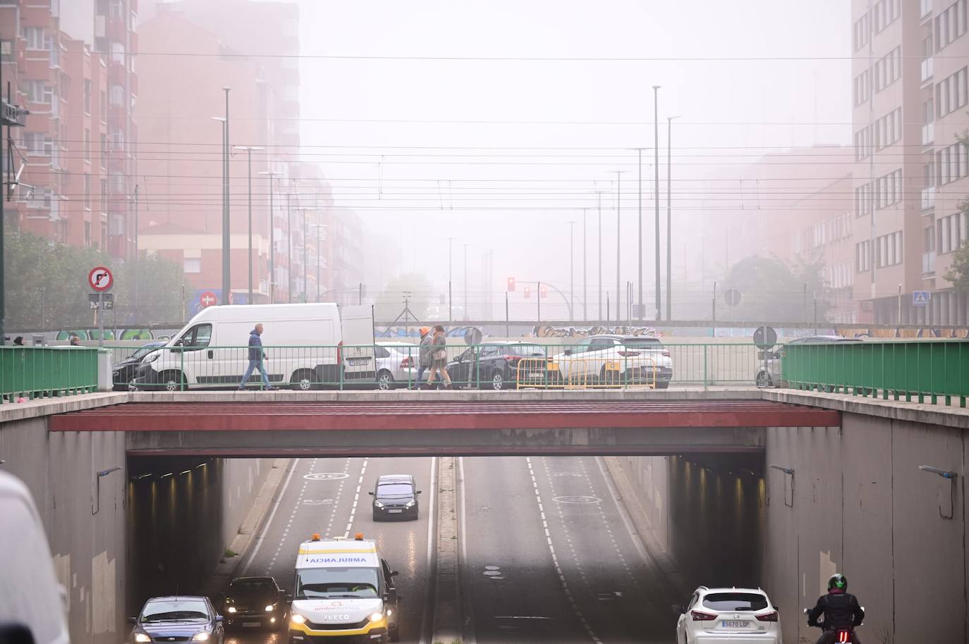 Fotos: Una densa niebla cubre la provincia de Valladolid