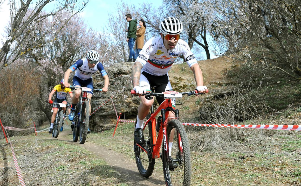 Momento del Gran Premio Ciudad de Valladolid de BTT.