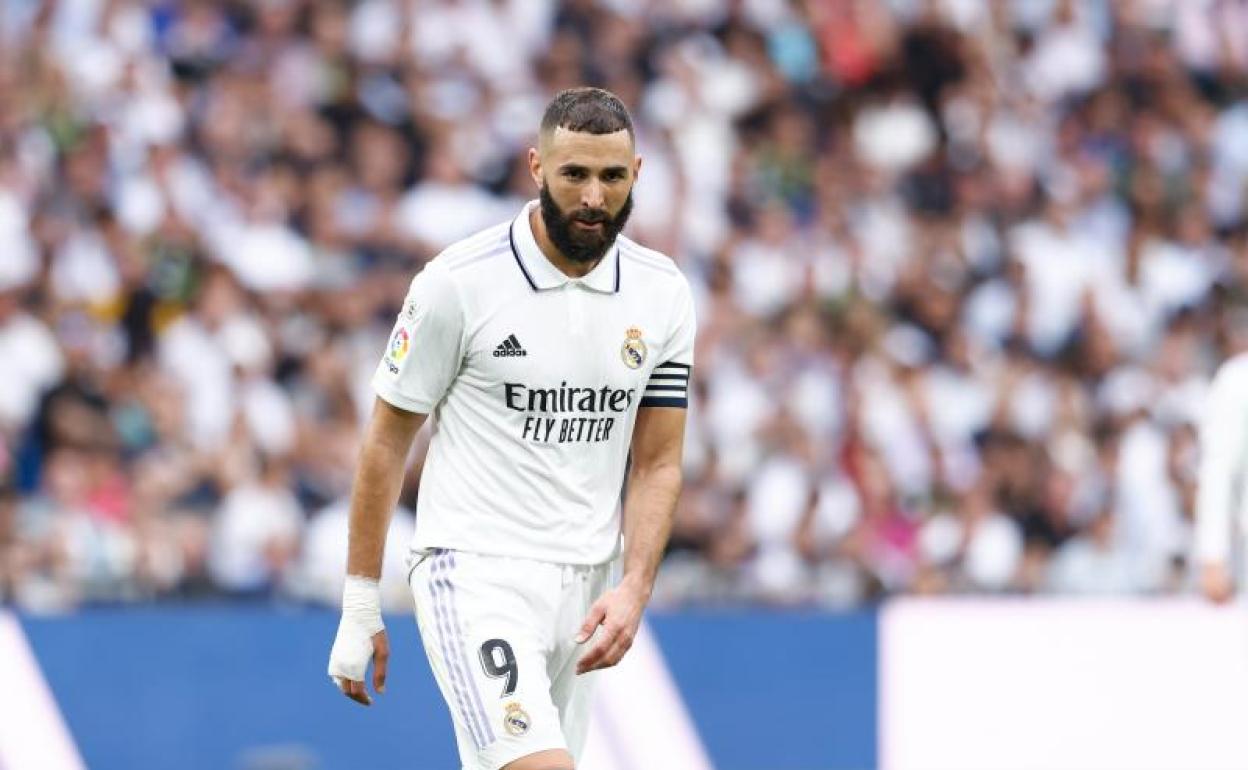 Karim Benzema, delantero del Real Madrid. 