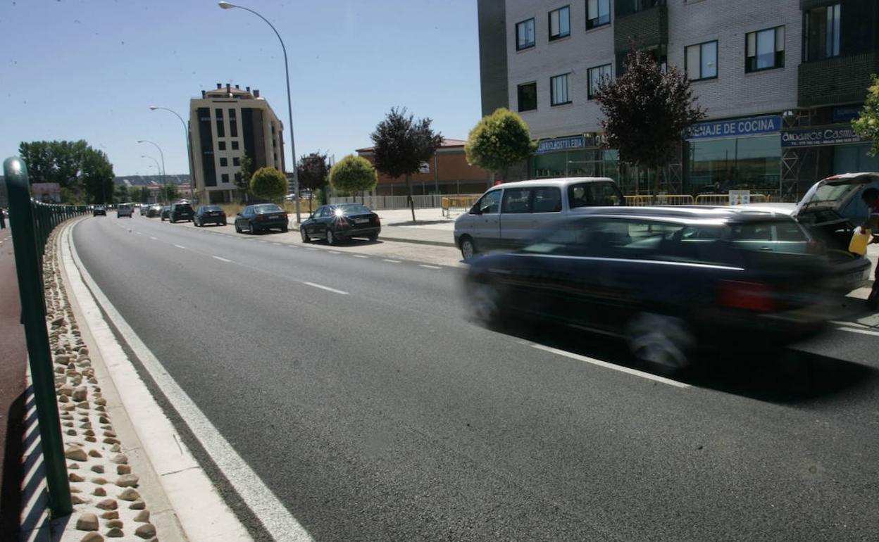 Avenida de los Derechos Humanos de Palencia, en una imagen de archivo.