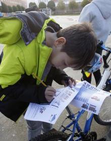 Imagen secundaria 2 - Actividad celebrada este jueves en el colegio Ave María de la capital palentina.
