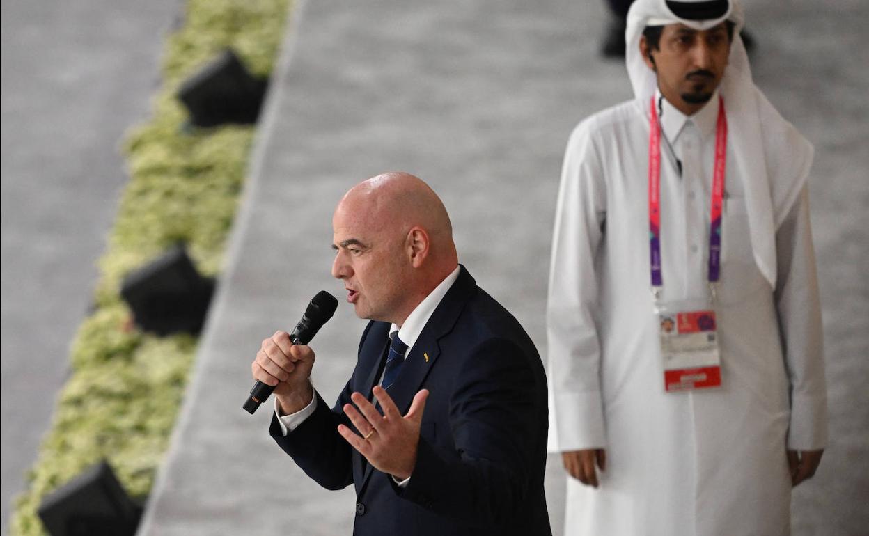 El presidente de la FIFA, Gianni Infantino.