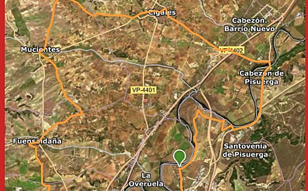 Mapa con los municipios por los que pasaría la prueba.