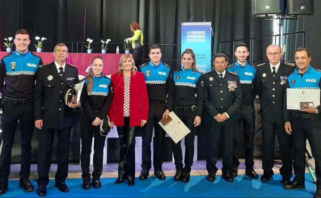 Acto de entrega de medallas, celebrado este miércoles en Zamora.