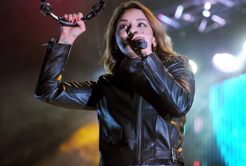 Chenoa en un concierto. 