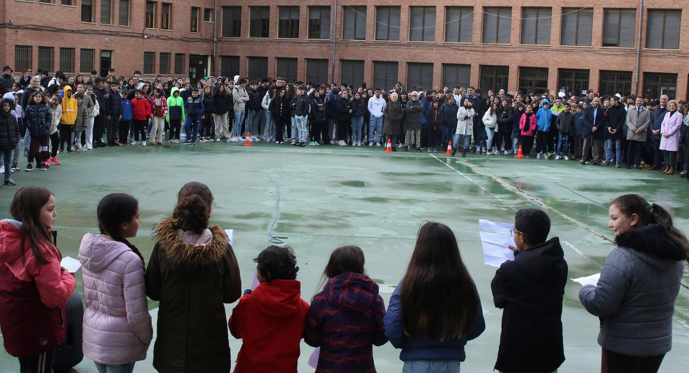 Acto celebrado en el instituto Giner de los Ríos.