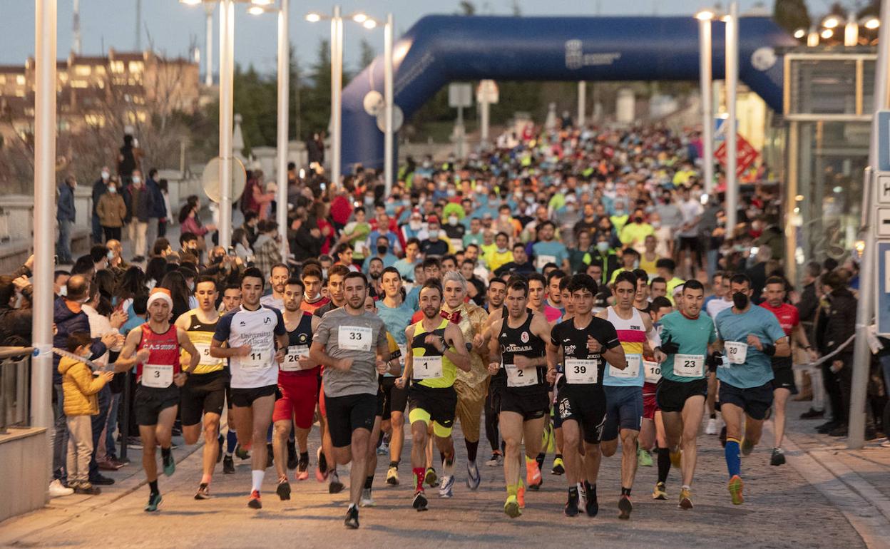 Salida de la Carrera de Fin de Año de 2021.