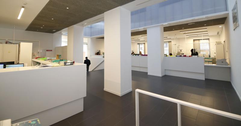 Interior del Palacio de Justicia. 