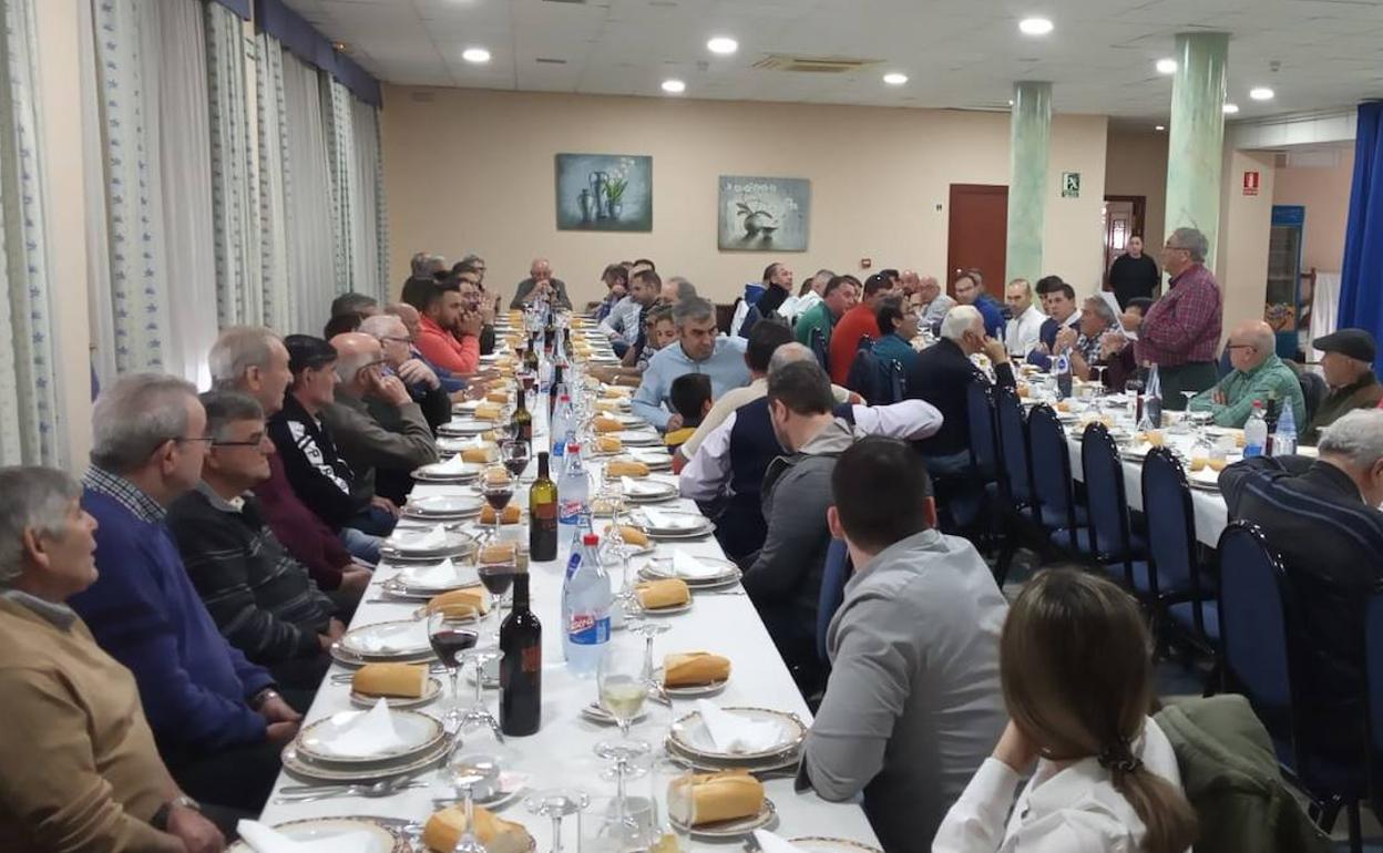 Cena de hermandad del Club de Cazadores Villa de Olmedo. 