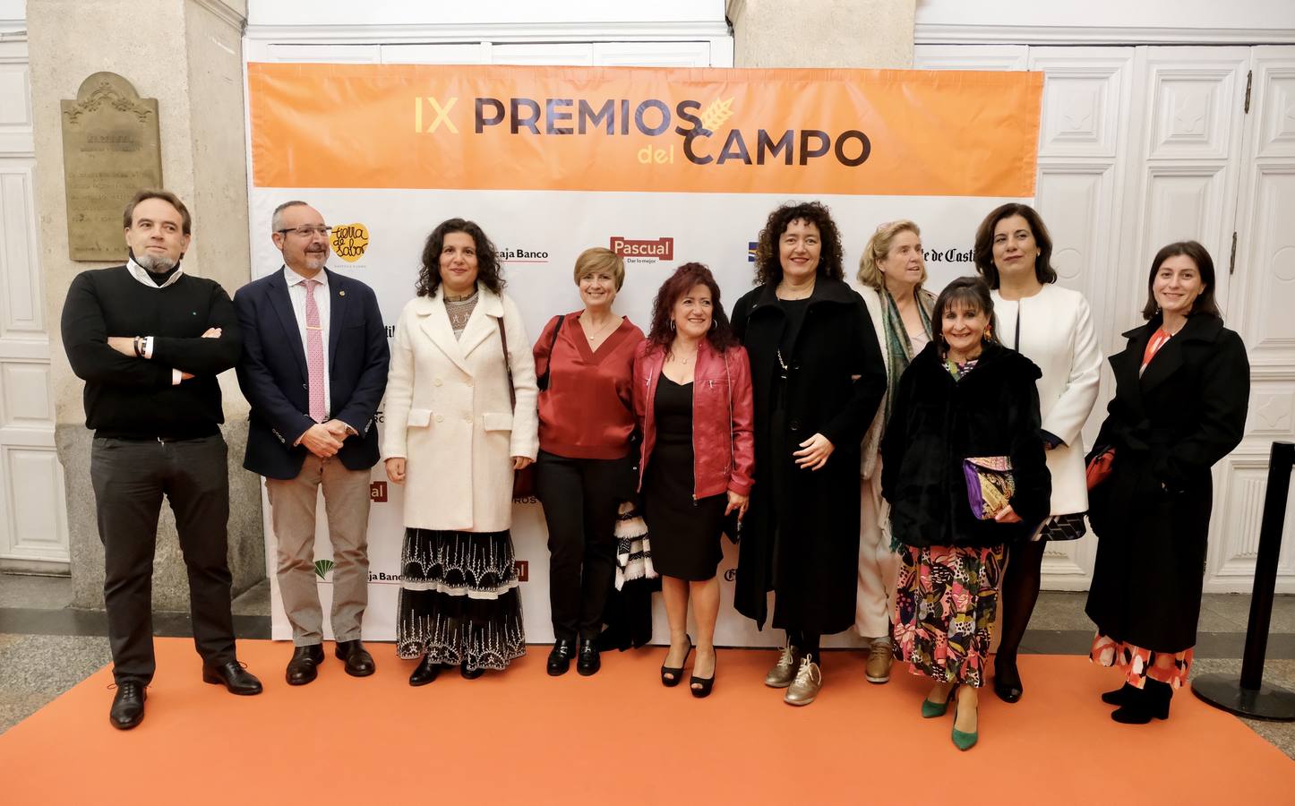 Roberto San Marín, Joaquín Navarro, Margarita Rico, María Teresa Ramos, Milagros Casado, Josefina Vila, Olga López, Belén Turrión, Sara Díez y Josefina Morante, profesoras de la Escuela Técnica Superior de Ingenierías Agracias de Palencia, de la Universidad de Valladolid.