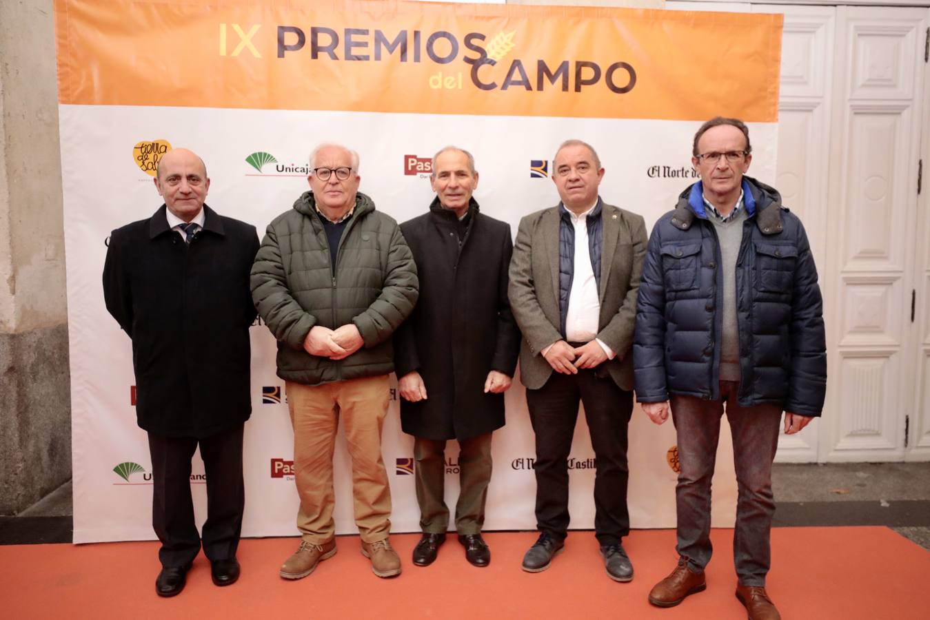 Carlos Hidalgo, Alberto Cano, Miguel Barrios, Francisco Rodríguez (alcalde de Urueña) y Roberto Valera.