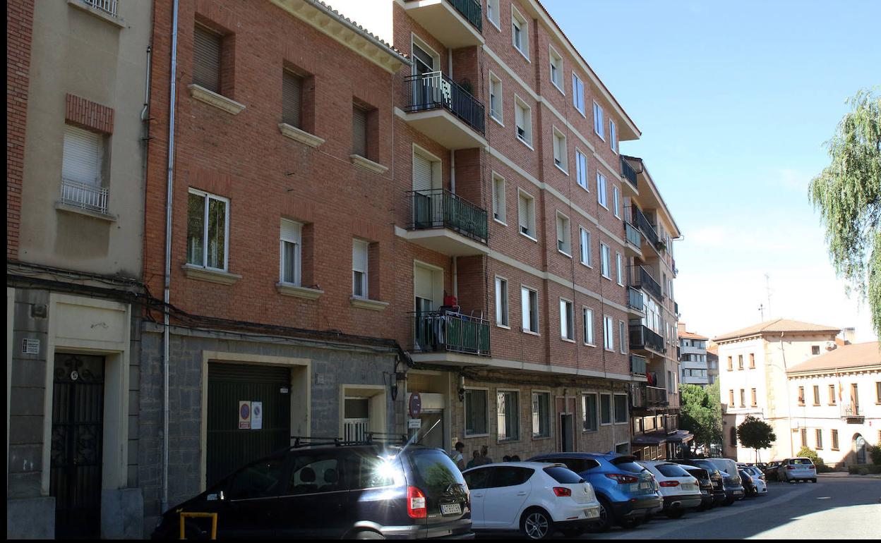 Calle General Santiago de la capital segoviana, donde se produjo la agresión. 