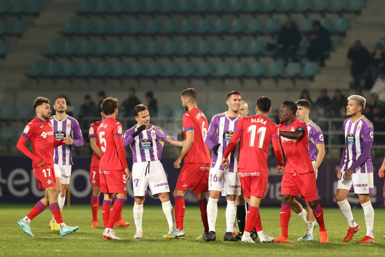 Fotos: Real Valladolid y Getafe disputan en La Nueva Balastera la primera Copa del Palencia CF (1-0)