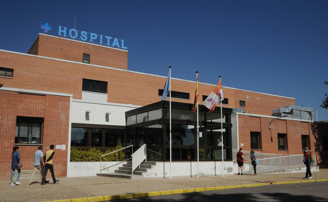 El Hospital de Medina del Campo, al que han sido trasladados los heridos. 