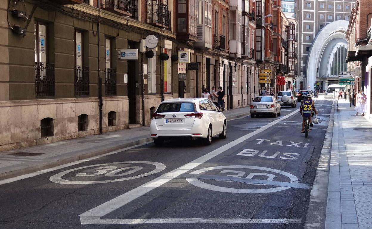 La calle López Gómez, en la que sucedió la pelea, en una imagen de archivo.