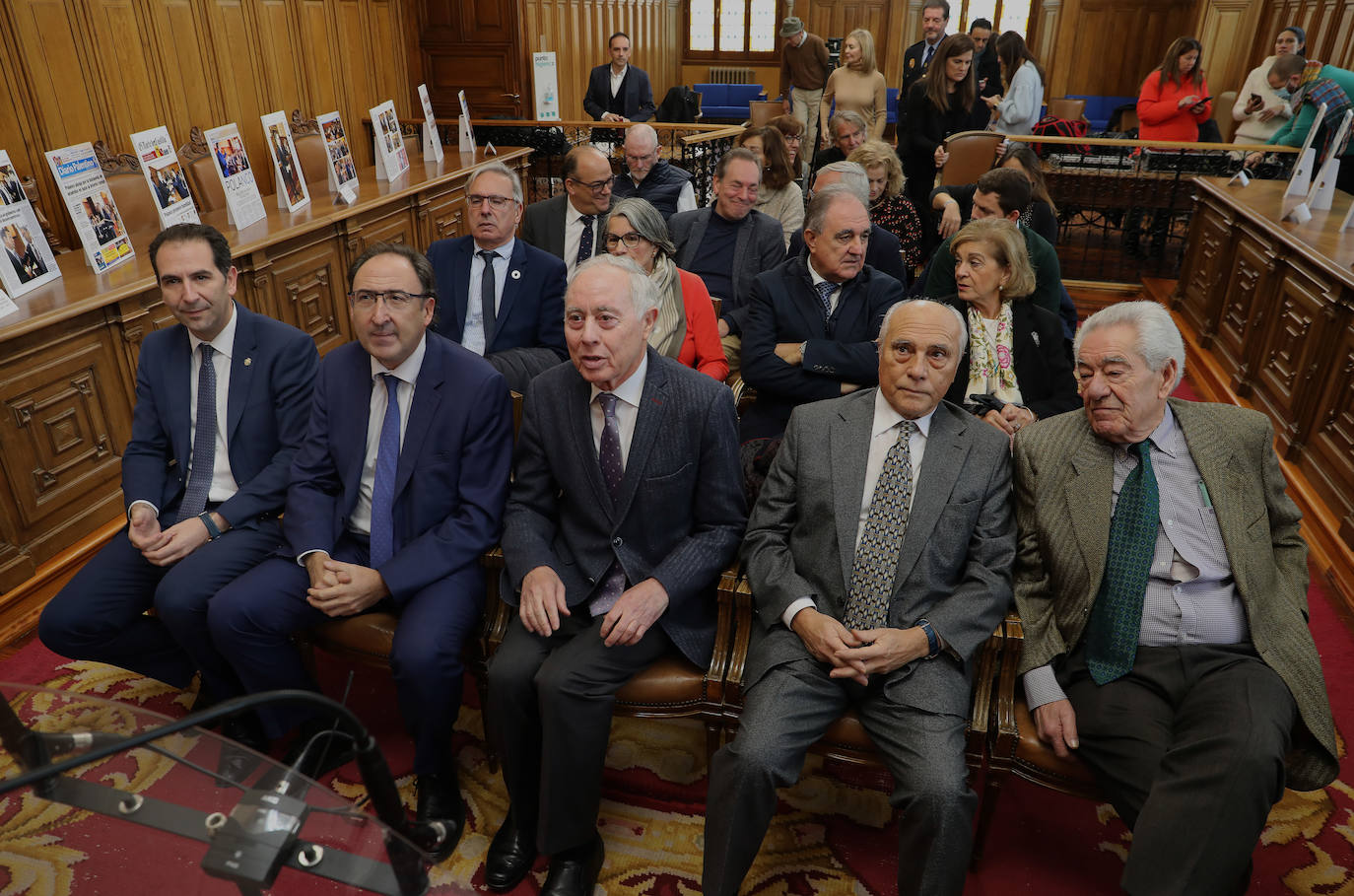 Fotos: Homenaje a los alcaldes de Palencia