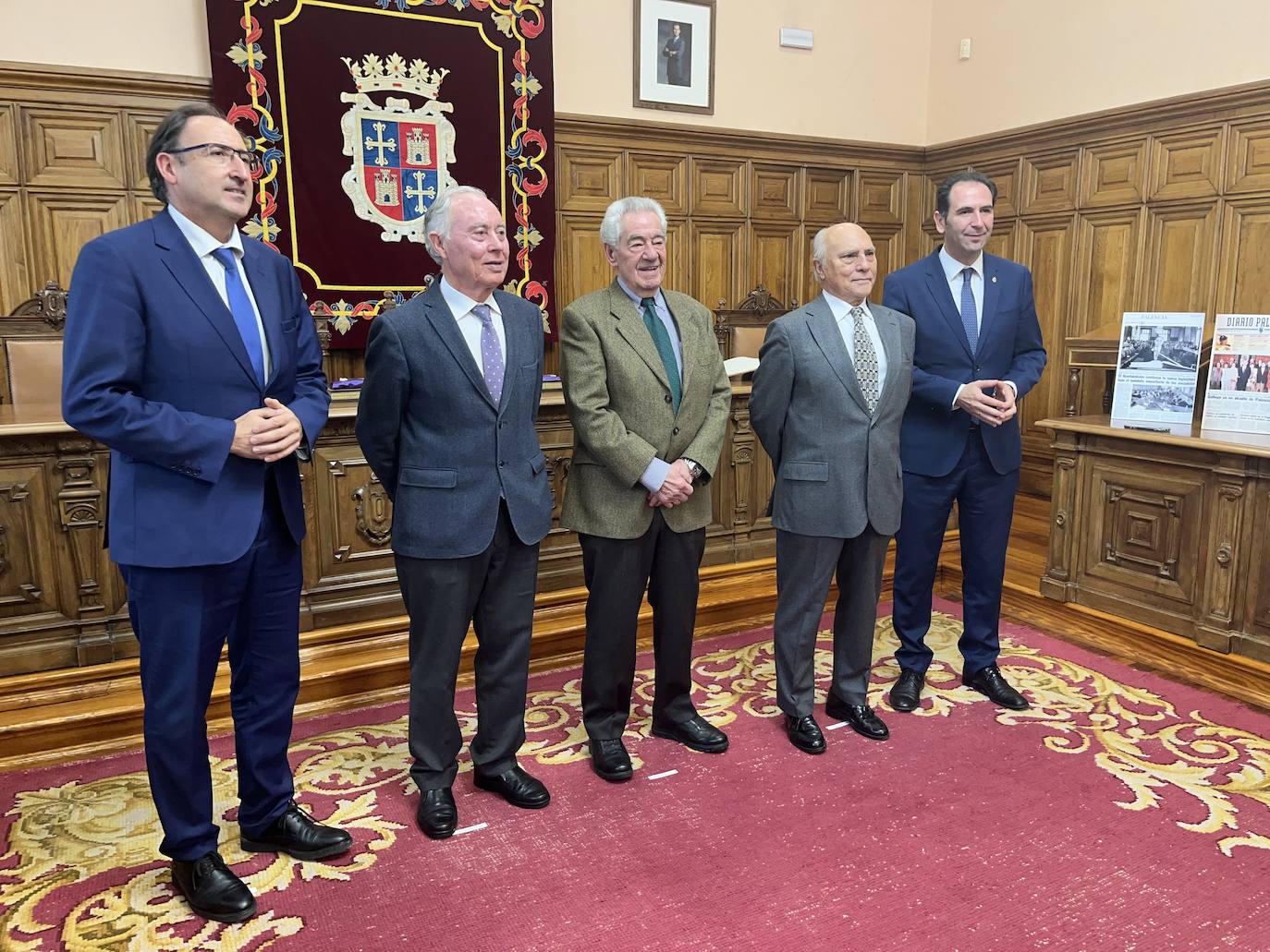 Fotos: Homenaje a los alcaldes de Palencia