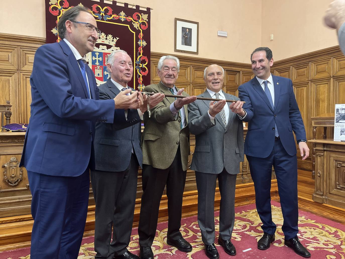 Fotos: Homenaje a los alcaldes de Palencia