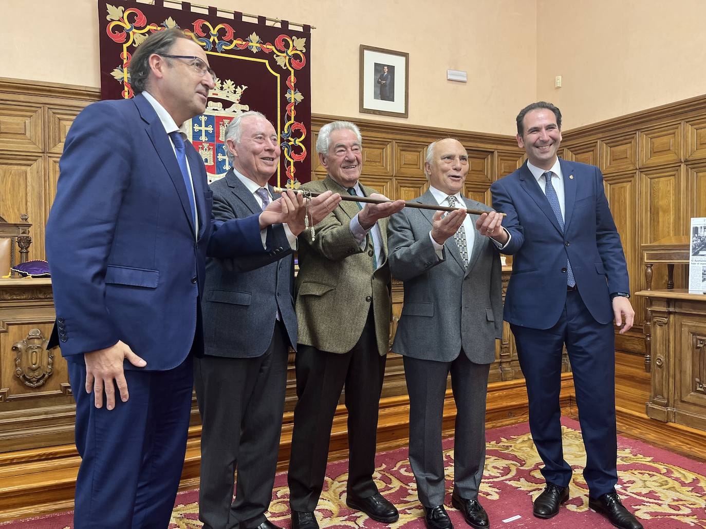 Fotos: Homenaje a los alcaldes de Palencia