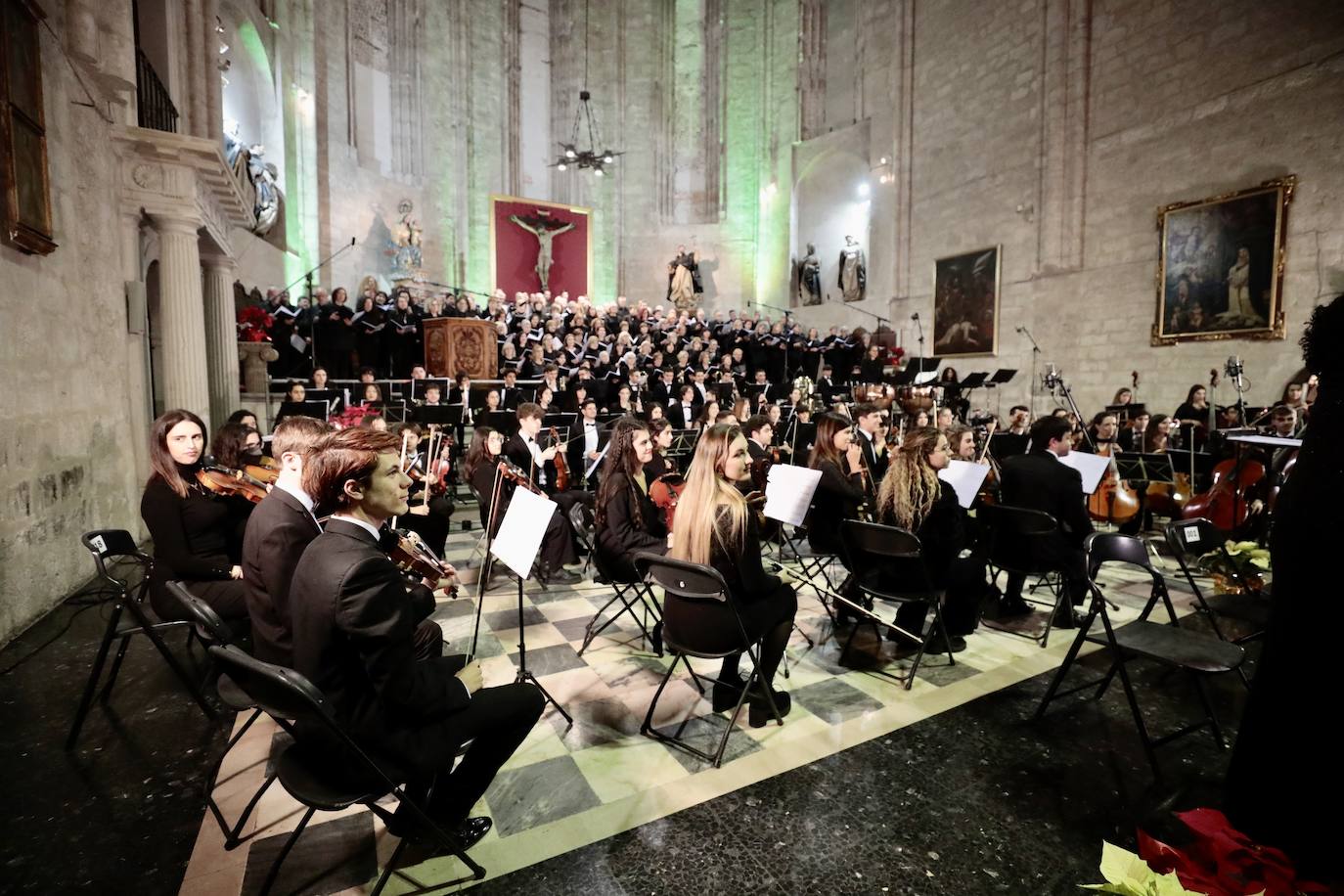 Fotos: La Joven Orquesta Sinfónica de Valladolid estrena en San Pablo un &#039;Oratorio de Navidad&#039;