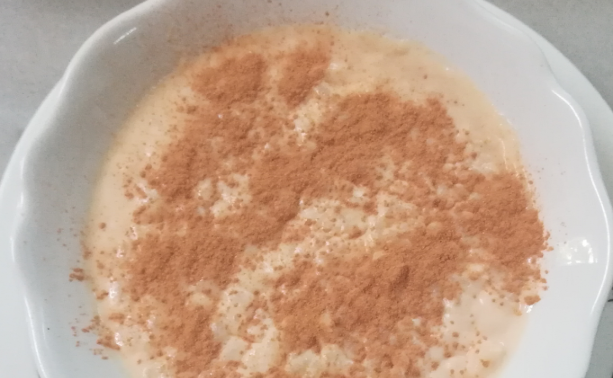 La receta: Arroz con leche y canela