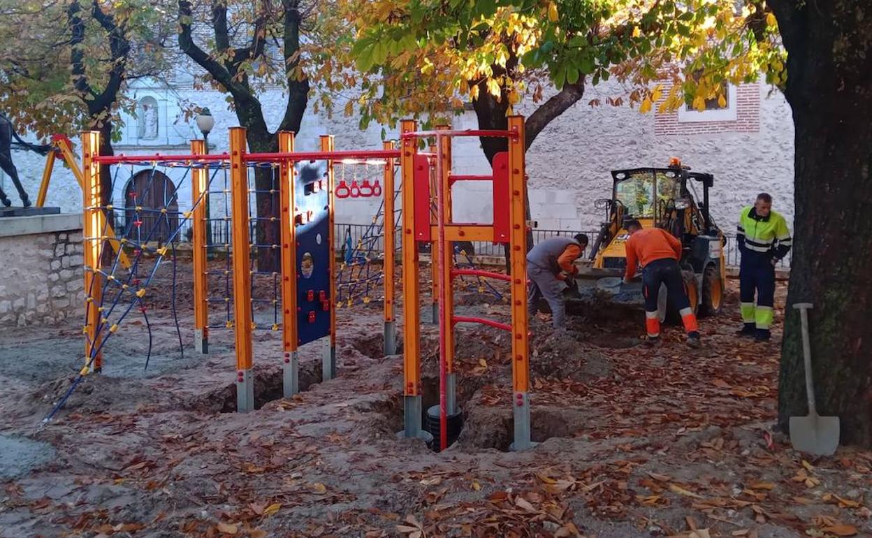 Instalación de los nuevos aparatos. 