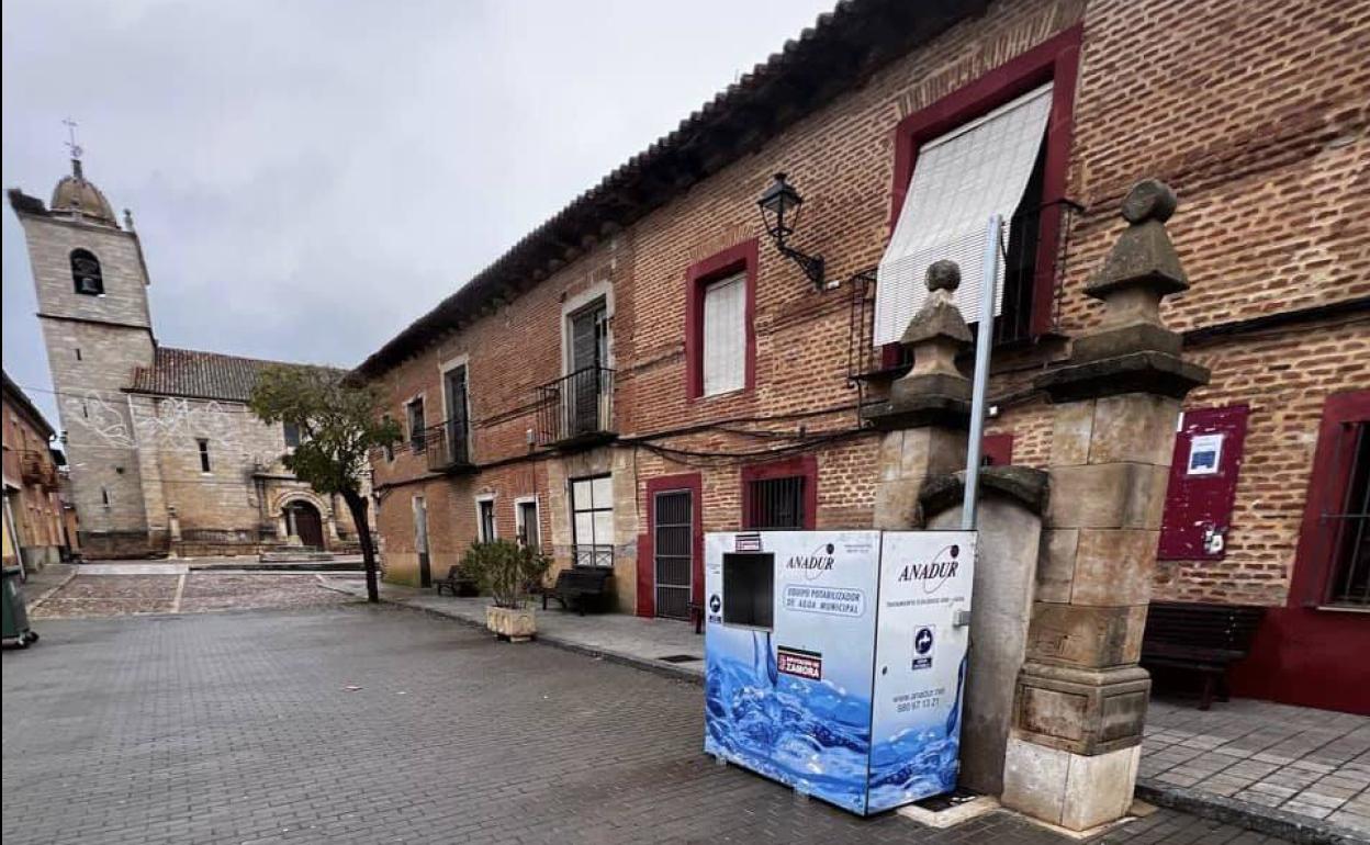 Planta potabilizadora portátil en el barrio de Tagarabuena de Toro.
