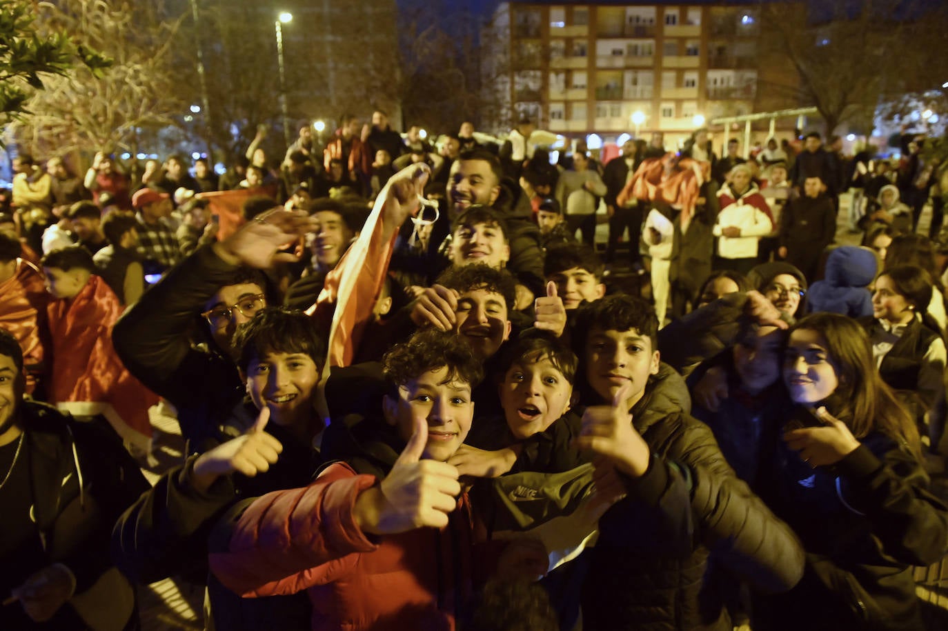 Fotos: La comunidad marroquí celebra el pase a semifinales de su selección del Mundial de Qatar