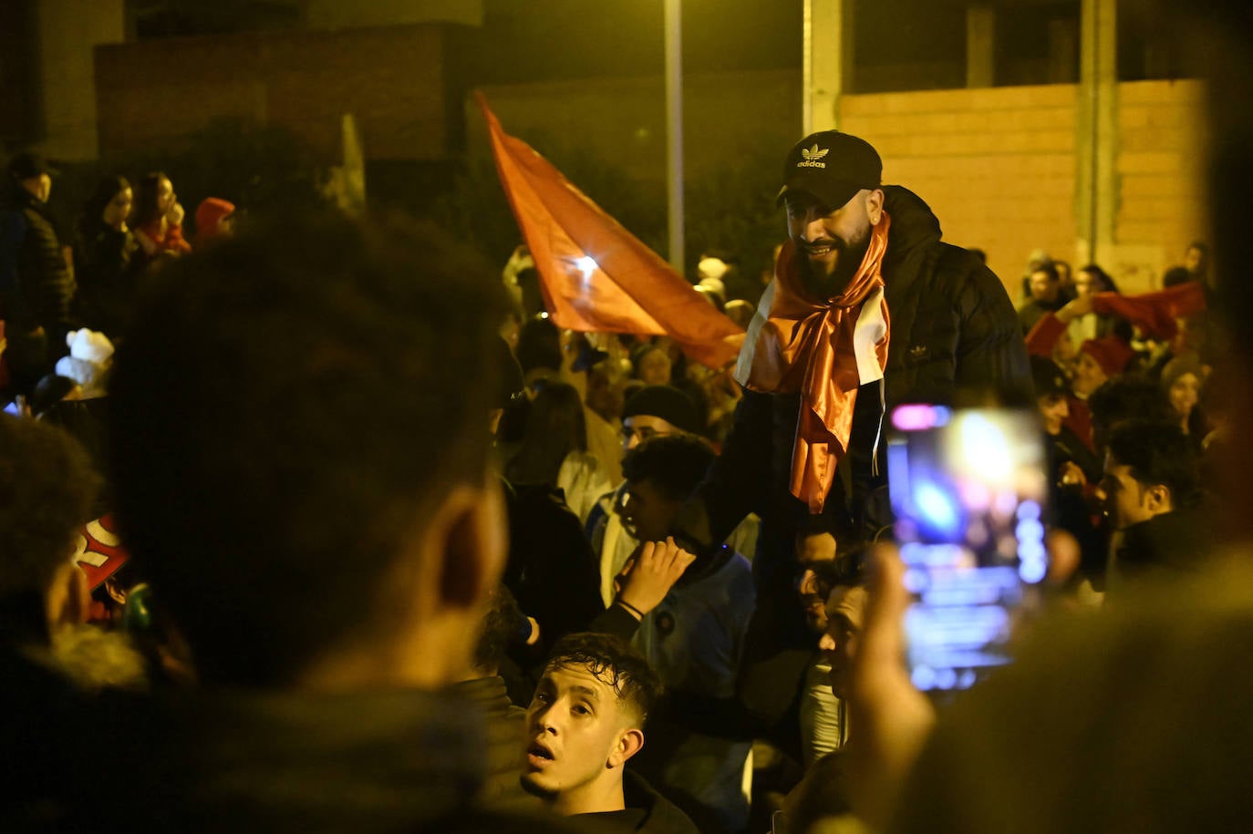 Fotos: La comunidad marroquí celebra el pase a semifinales de su selección del Mundial de Qatar