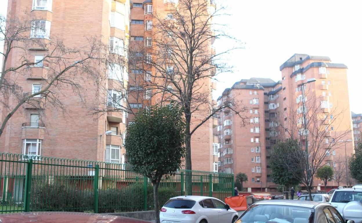 Bloque de edificios de la calle Parque Arturo León. 