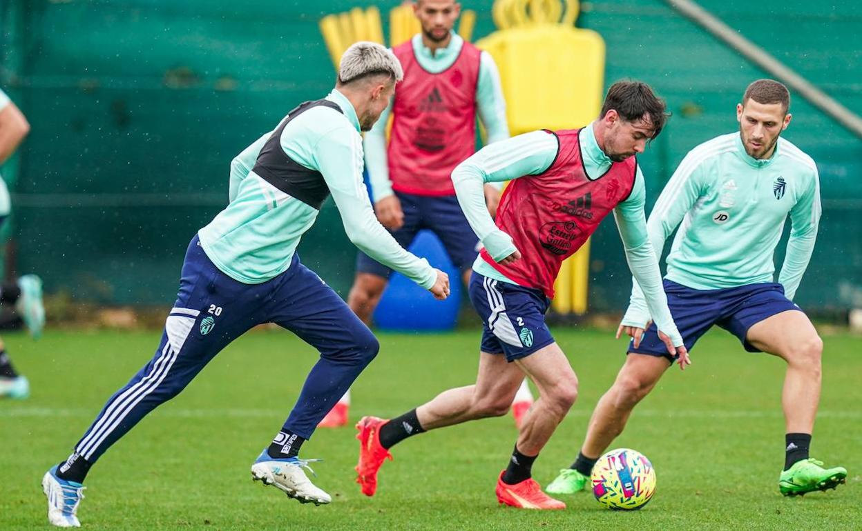 Luis Pérez, durante el entrenamiento en la localidad alicantina de Algorfa. 