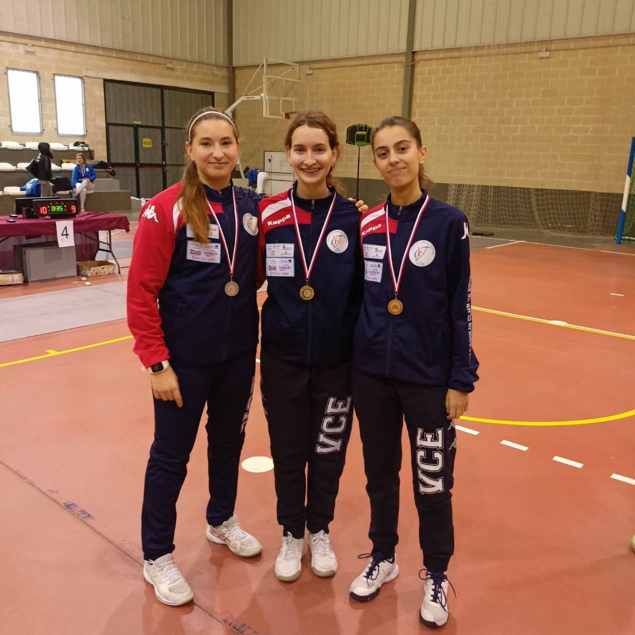 Las medallistas del VCE