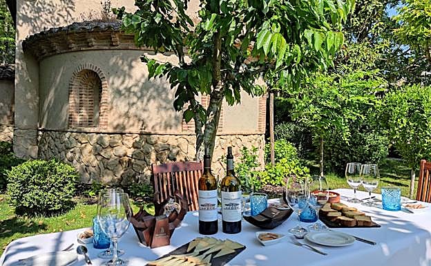 Todo listo para degustar un ágape con Dehesa de los Canónigos. 