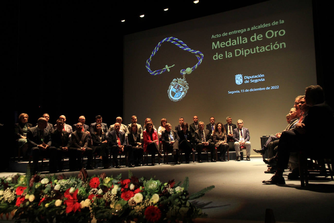 Acto de entrega de las Medallas de Oro de la Diputación.