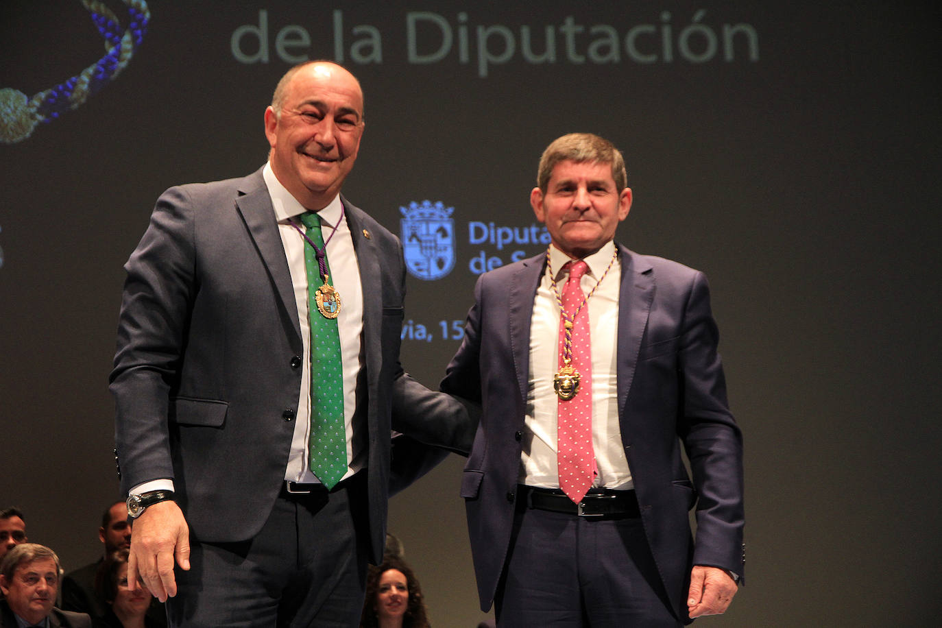 Acto de entrega de las Medallas de Oro de la Diputación.