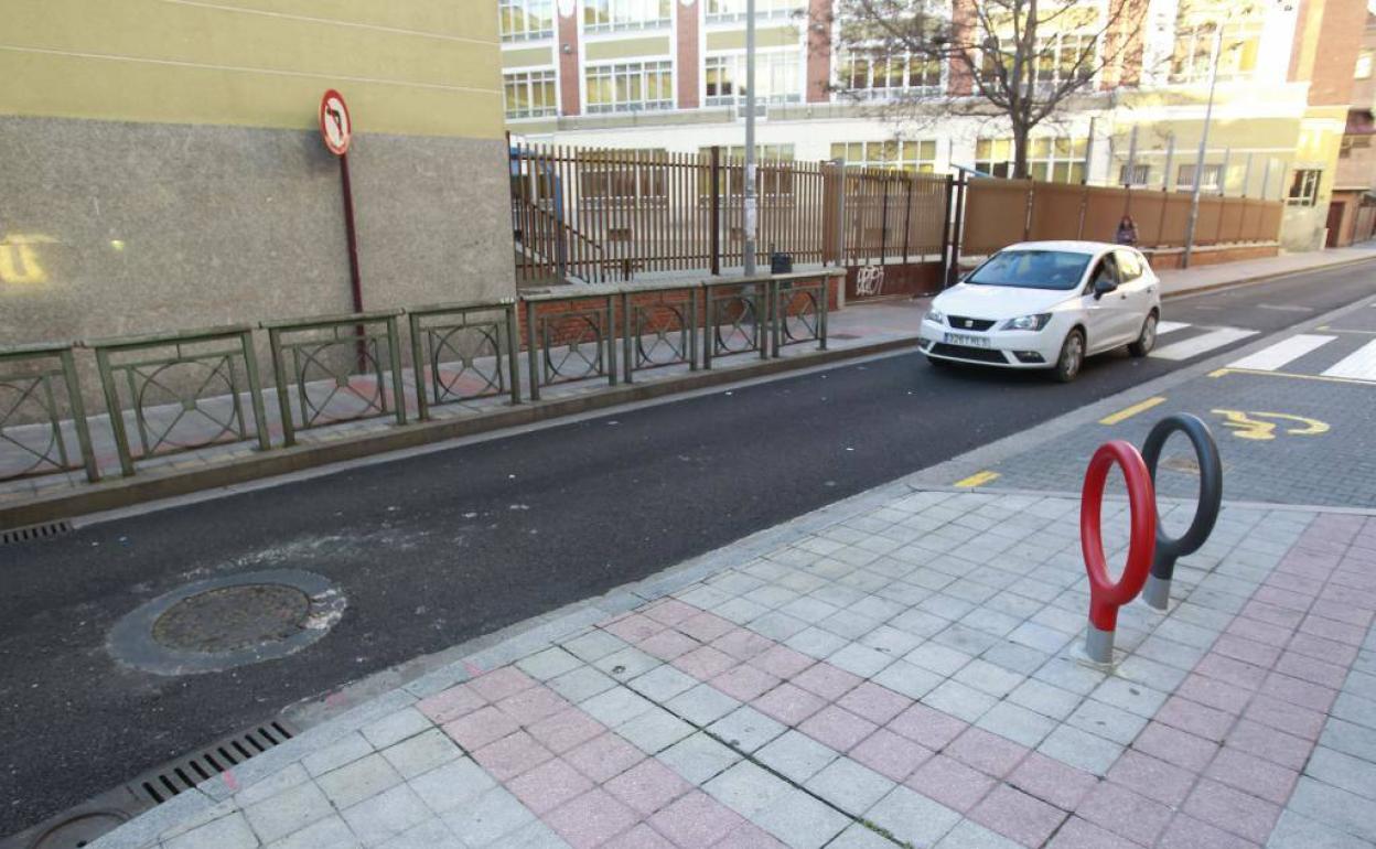 Calle Colón, a la altura del colegio de La Salle.