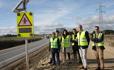 El nuevo cruce 'inteligente' en Aldeonsancho tratará de reducir la accidentalidad vial en este tramo