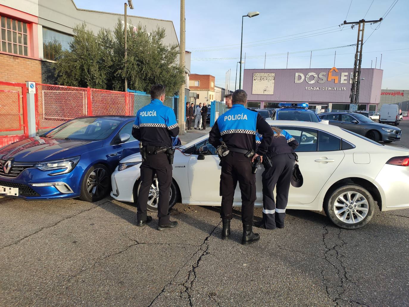 Las imágenes del accidente. 