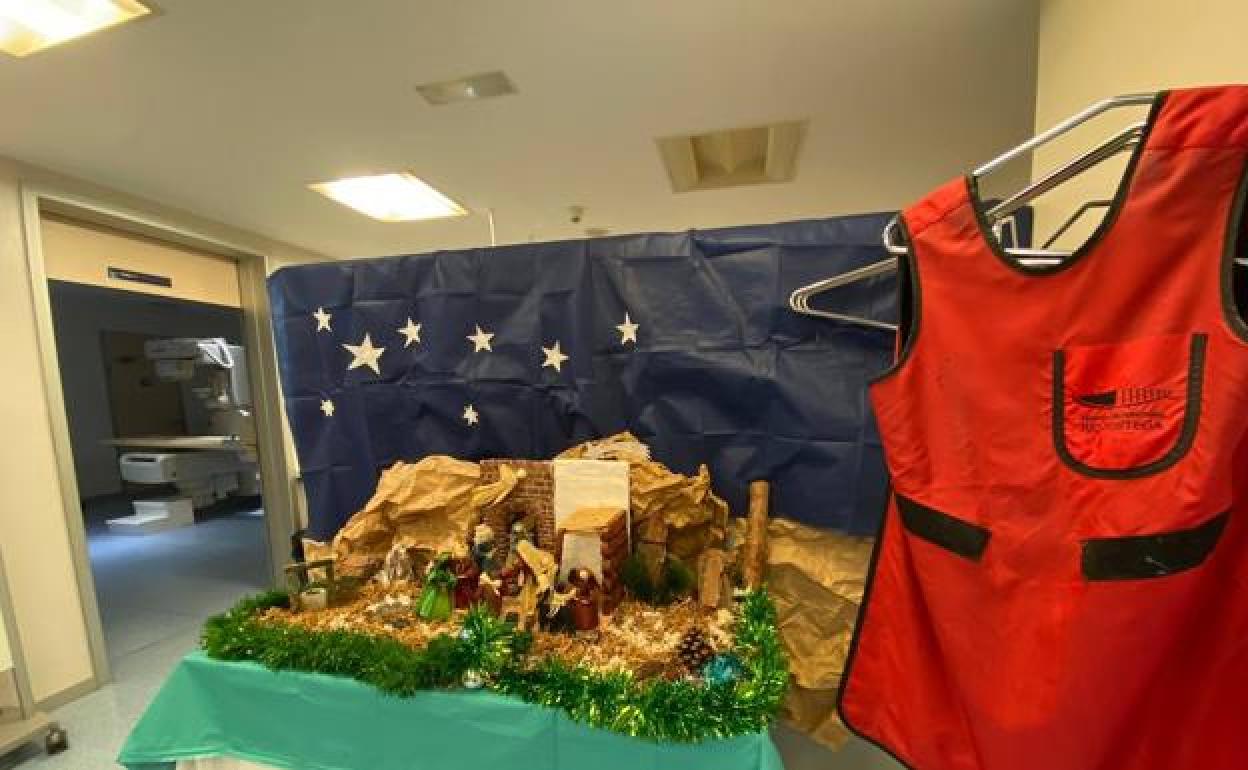 Belén del servicio de Radiología del Hospital Río Hortega. 