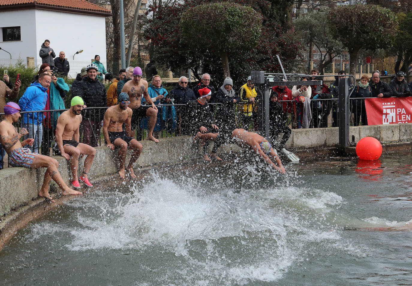 Fotos: A prueba de valientes en la Dársena del Canal en Palencia