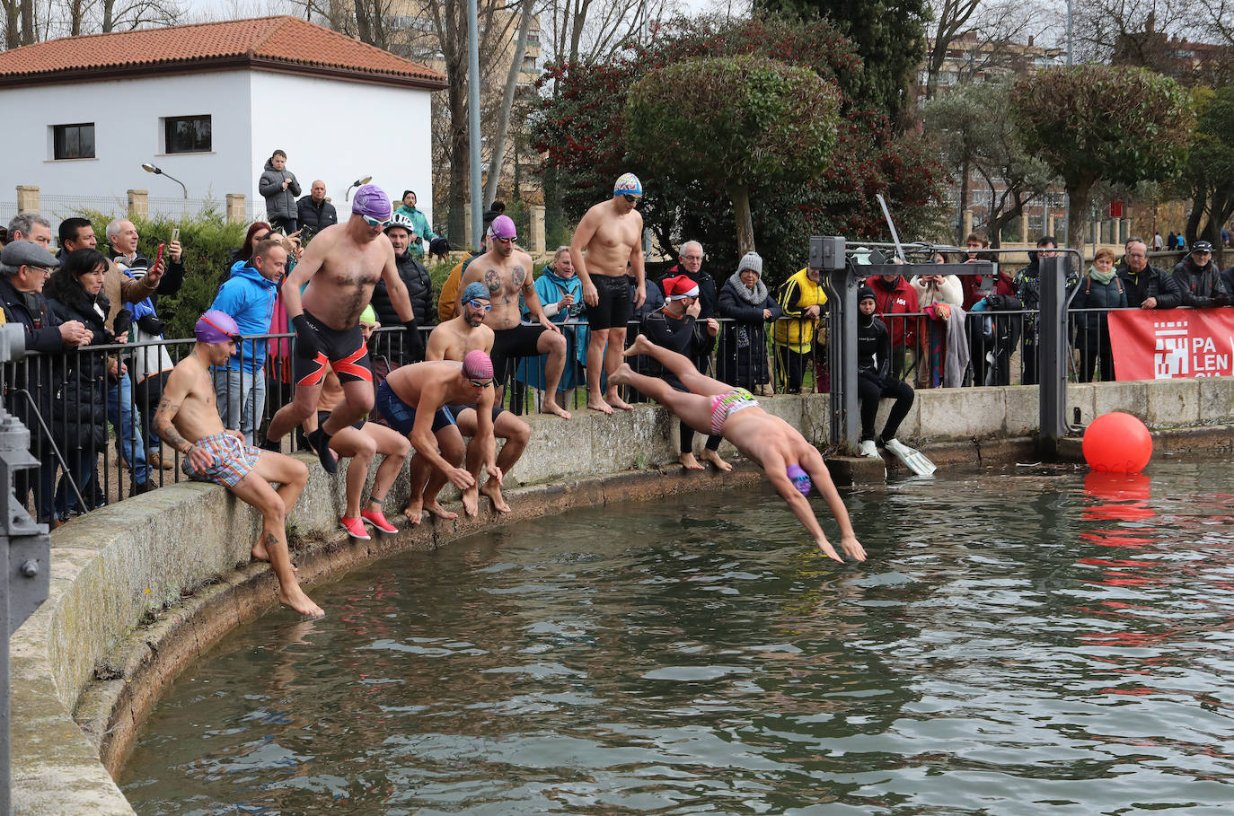 Fotos: A prueba de valientes en la Dársena del Canal en Palencia