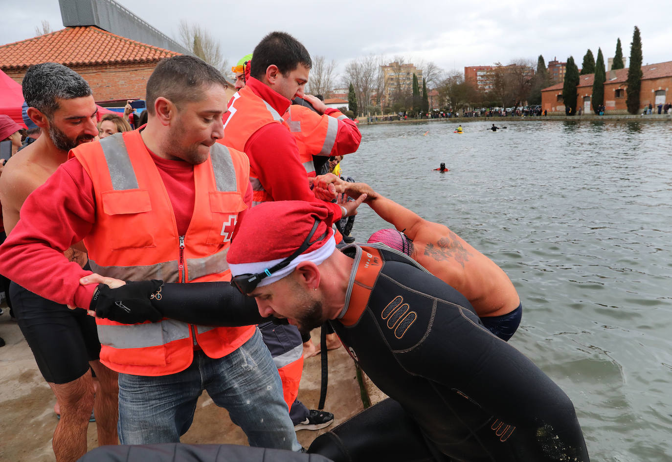 Fotos: A prueba de valientes en la Dársena del Canal en Palencia