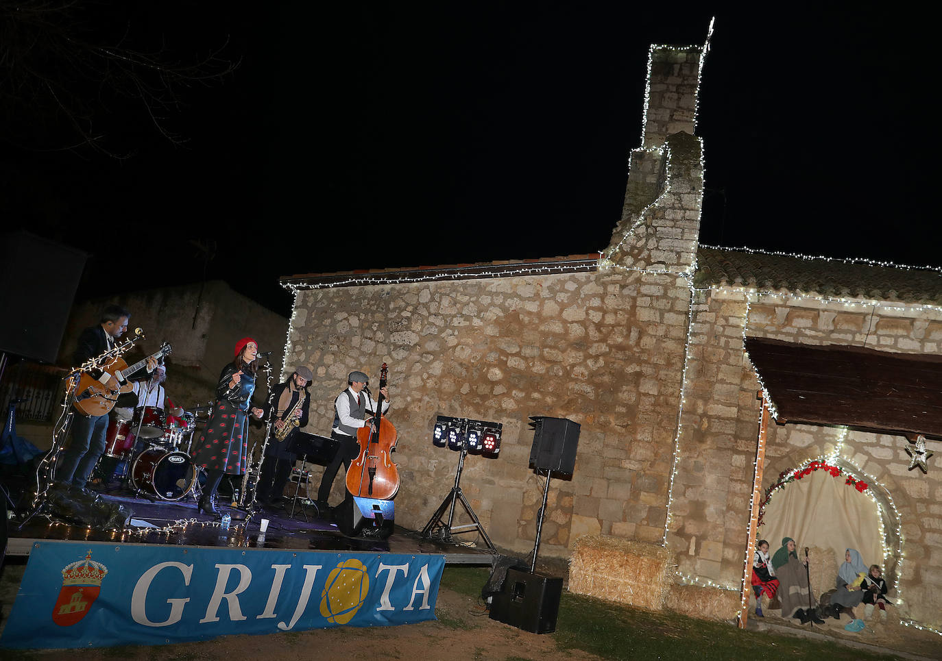 Fotos: Grijota recrea un poblado navideño