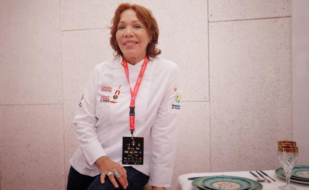 Leonor Espinosa en Valladolid. 