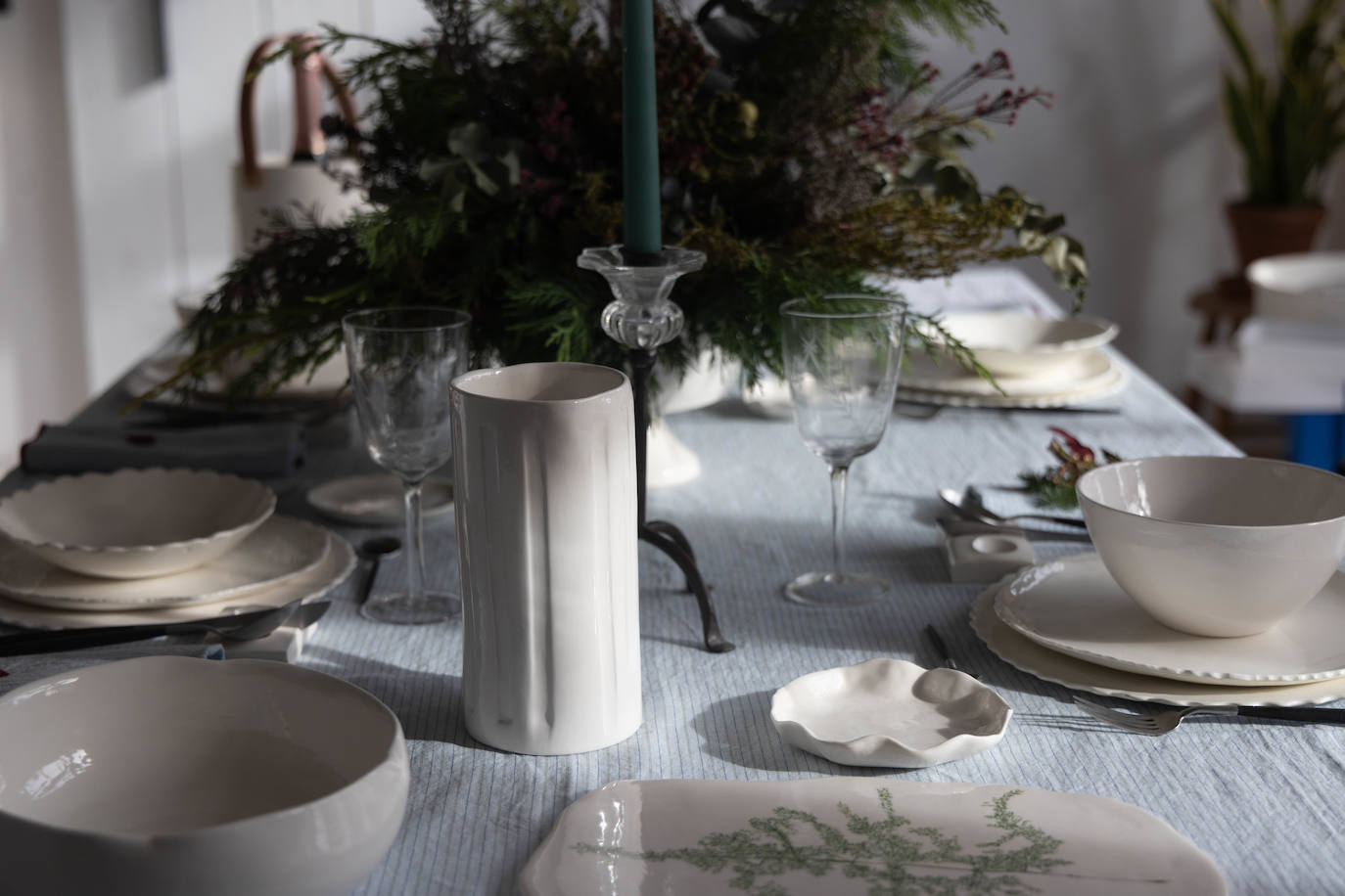 Ejemplo de mesa de Navidad de Mouette 12.