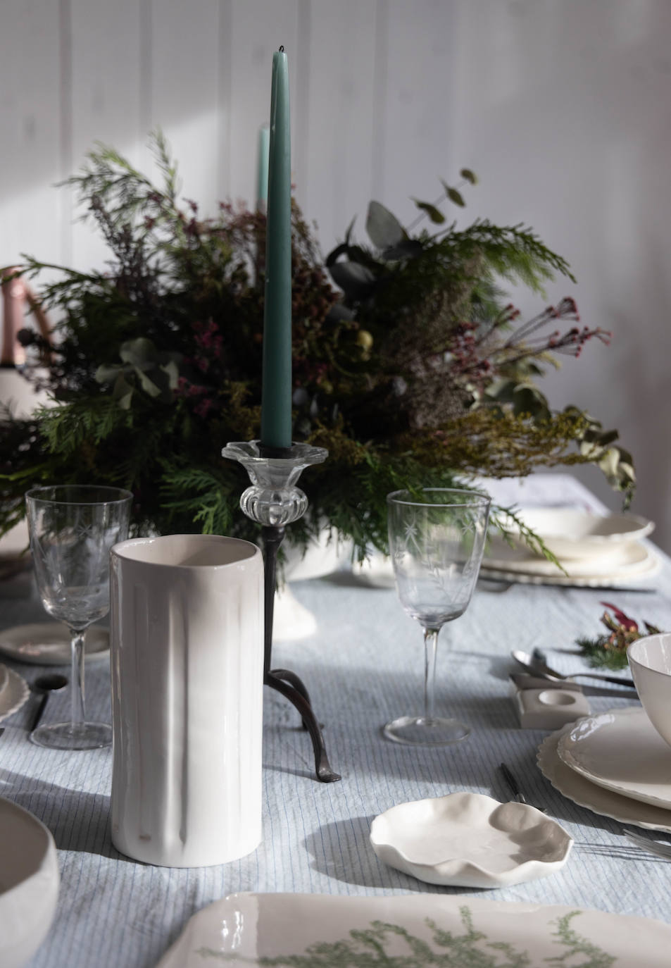 Ejemplo de mesa de Navidad de Mouette 12.