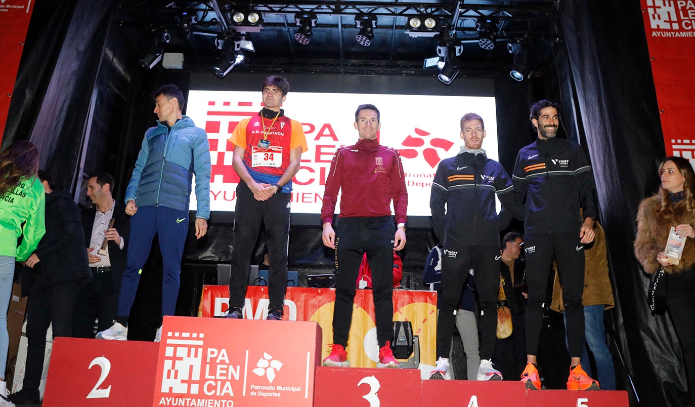 Podio 41 San Silvestre palentina